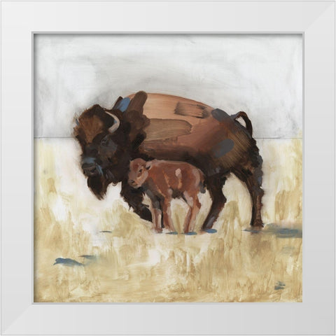 Lodge Guardian IV White Modern Wood Framed Art Print by Green, Jacob