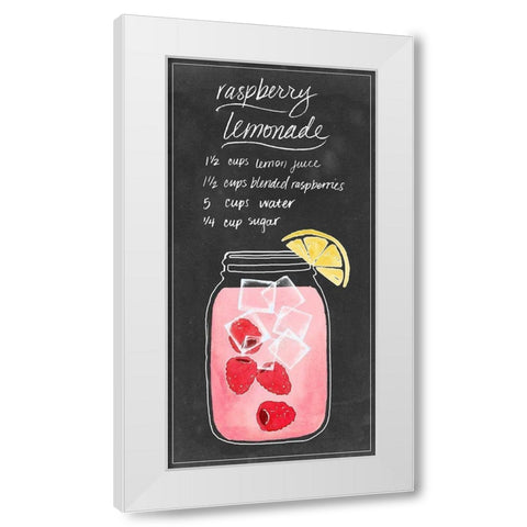 Summer Drinks V White Modern Wood Framed Art Print by Popp, Grace
