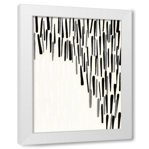 Tonal I White Modern Wood Framed Art Print by Fuchs, Jodi