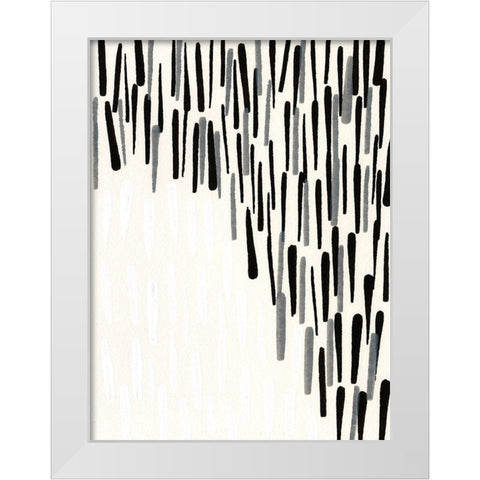 Tonal I White Modern Wood Framed Art Print by Fuchs, Jodi