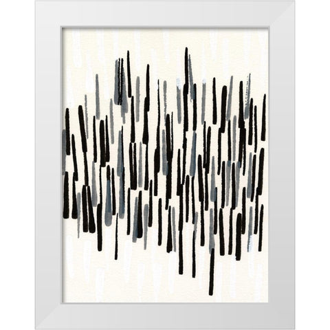 Tonal II White Modern Wood Framed Art Print by Fuchs, Jodi