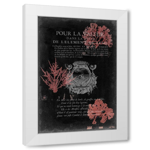 Pour La Mer I White Modern Wood Framed Art Print by Studio W
