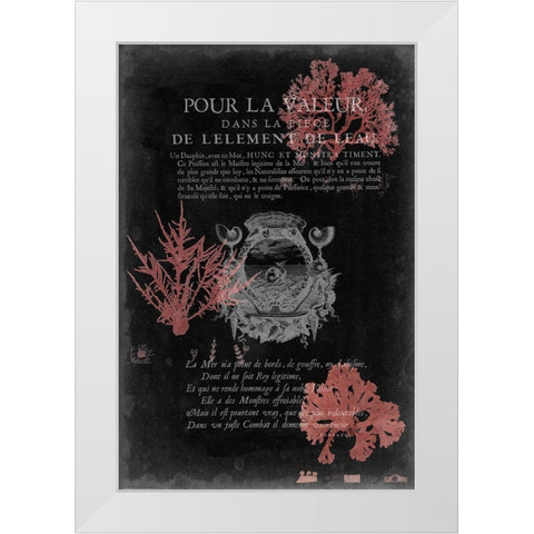 Pour La Mer I White Modern Wood Framed Art Print by Studio W