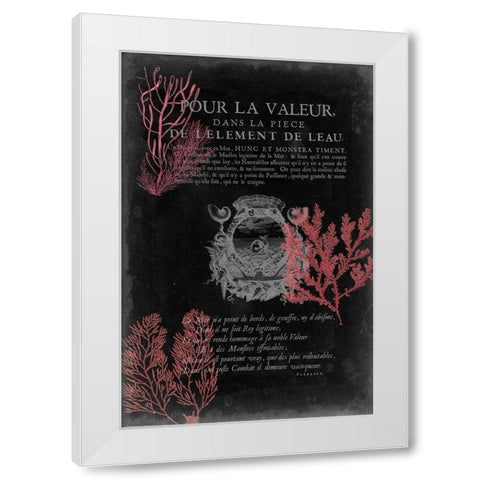 Pour La Mer II White Modern Wood Framed Art Print by Studio W