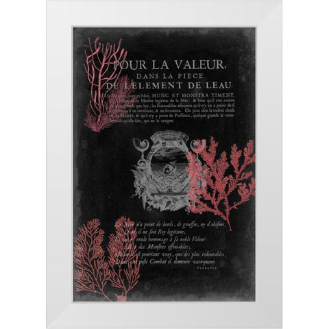 Pour La Mer II White Modern Wood Framed Art Print by Studio W