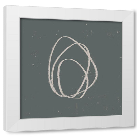 Rock Clutch II White Modern Wood Framed Art Print by Green, Jacob