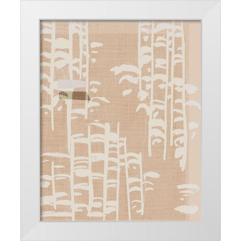 Dry Grass II White Modern Wood Framed Art Print by Wang, Melissa