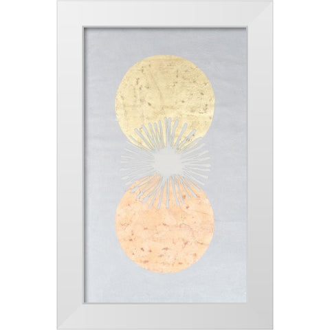 Retrograde White Modern Wood Framed Art Print by Lam, Vanna
