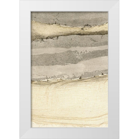 Flux II White Modern Wood Framed Art Print by Lam, Vanna