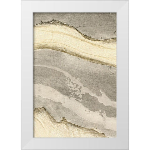 Flux IV White Modern Wood Framed Art Print by Lam, Vanna