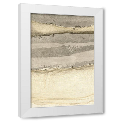 Embellished Flux II White Modern Wood Framed Art Print by Lam, Vanna