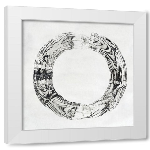 Endgrain II White Modern Wood Framed Art Print by Lam, Vanna