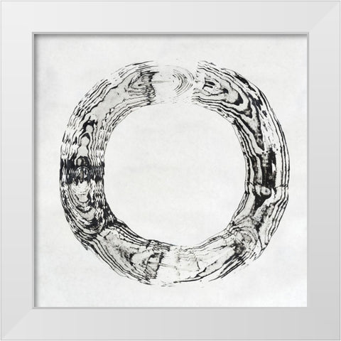 Endgrain II White Modern Wood Framed Art Print by Lam, Vanna
