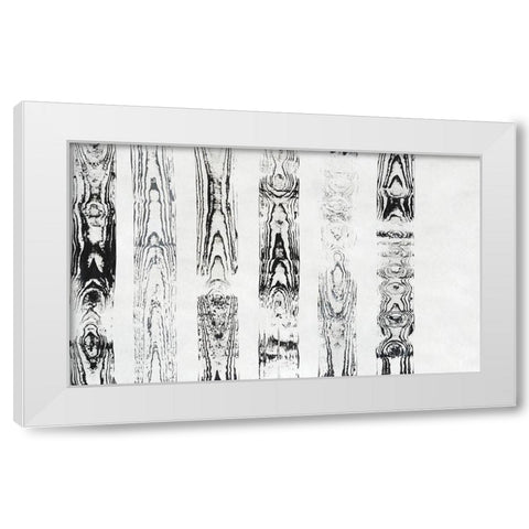 Endgrain III White Modern Wood Framed Art Print by Lam, Vanna