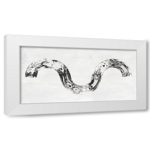 Endgrain IV White Modern Wood Framed Art Print by Lam, Vanna