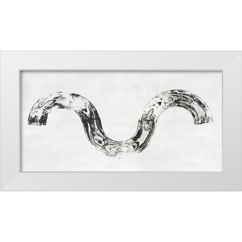 Endgrain IV White Modern Wood Framed Art Print by Lam, Vanna