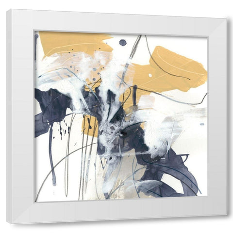 Centralen I White Modern Wood Framed Art Print by Vess, June Erica