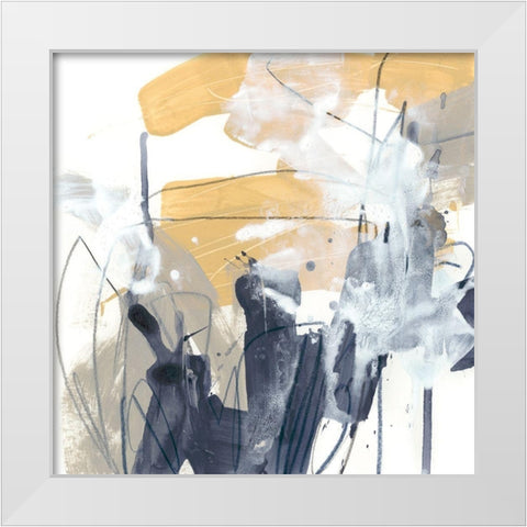 Centralen IV White Modern Wood Framed Art Print by Vess, June Erica