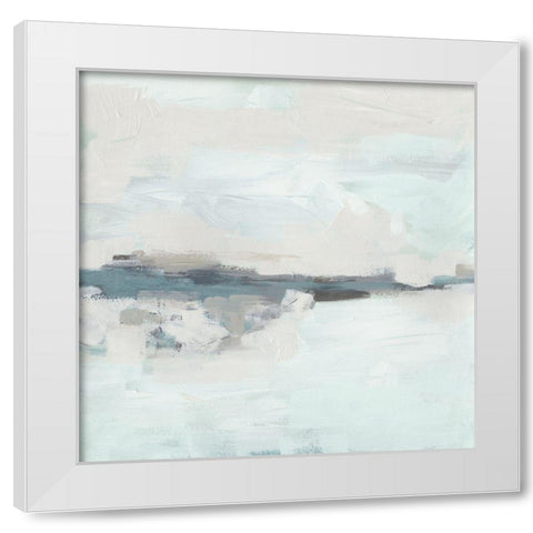 Coast Formation II White Modern Wood Framed Art Print by Vess, June Erica