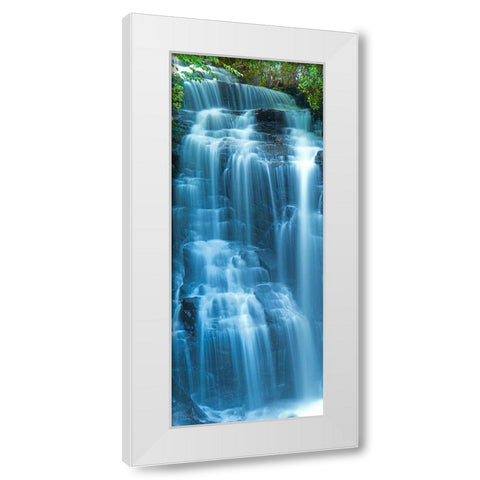 Vertical Water VI White Modern Wood Framed Art Print by McLoughlin, James