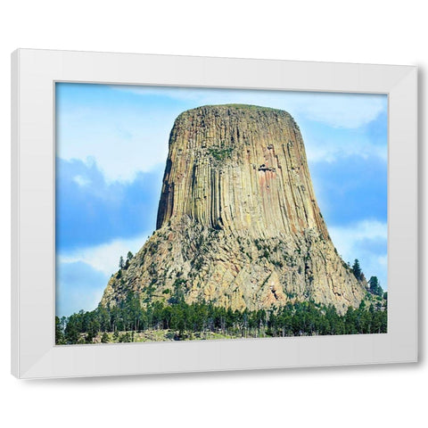 Western Landscape Photo V White Modern Wood Framed Art Print by McLoughlin, James