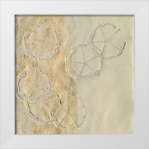 Sakura Season I White Modern Wood Framed Art Print by Stramel, Renee W.