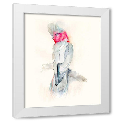 Opera Cockatoo II White Modern Wood Framed Art Print by Goldberger, Jennifer