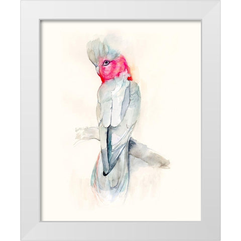 Opera Cockatoo II White Modern Wood Framed Art Print by Goldberger, Jennifer
