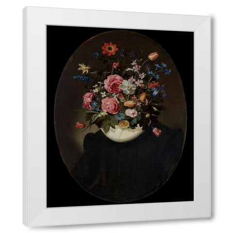 Flowering Masters I White Modern Wood Framed Art Print by Popp, Grace
