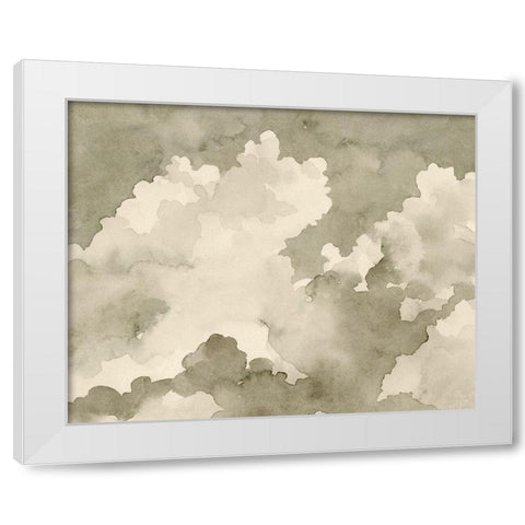 Antique Sky I White Modern Wood Framed Art Print by Caroline, Emma