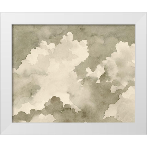 Antique Sky I White Modern Wood Framed Art Print by Caroline, Emma