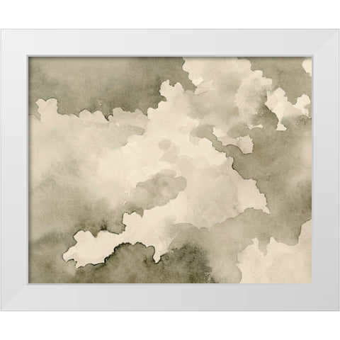 Antique Sky III White Modern Wood Framed Art Print by Caroline, Emma