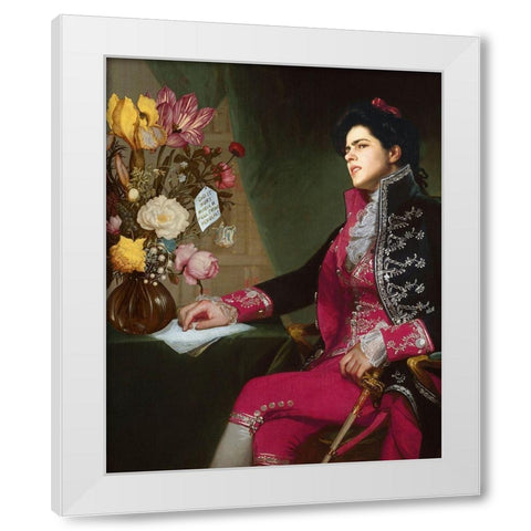 No Thanks I White Modern Wood Framed Art Print by Popp, Grace