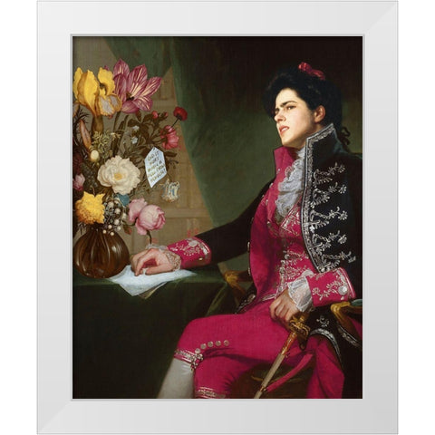 No Thanks I White Modern Wood Framed Art Print by Popp, Grace