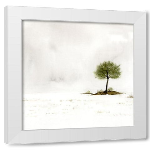 Early Snow II White Modern Wood Framed Art Print by Popp, Grace