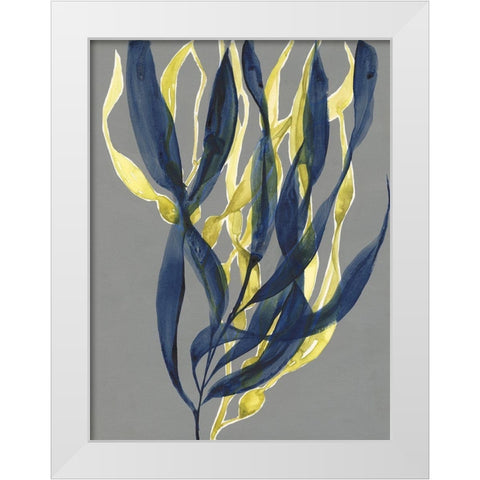 Kelp Embrace I White Modern Wood Framed Art Print by Goldberger, Jennifer