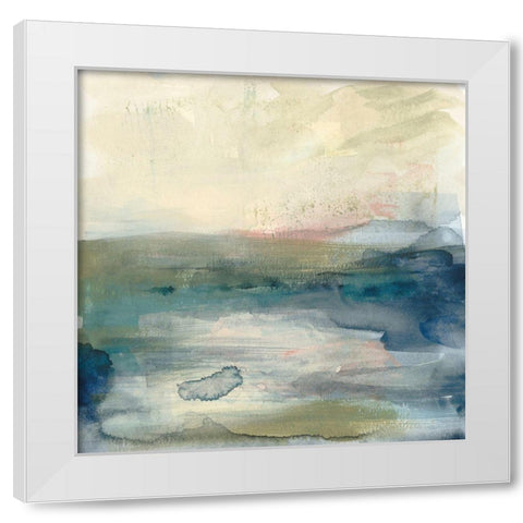 Coastline Vignette VI White Modern Wood Framed Art Print by Goldberger, Jennifer