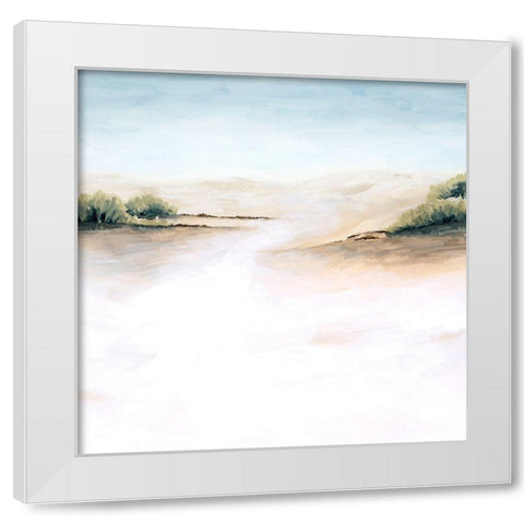 Faded Dunes II White Modern Wood Framed Art Print by Popp, Grace
