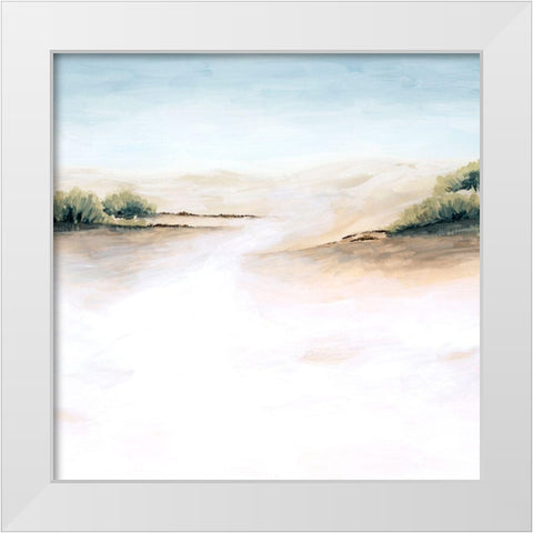 Faded Dunes II White Modern Wood Framed Art Print by Popp, Grace