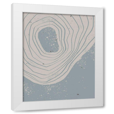 Lithic Loop II White Modern Wood Framed Art Print by Green, Jacob