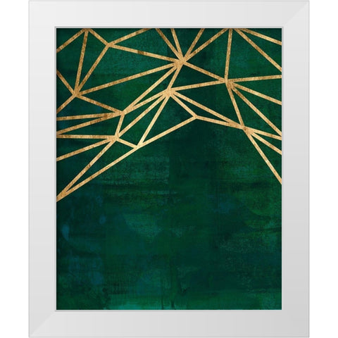 Jungle Web I White Modern Wood Framed Art Print by Green, Jacob