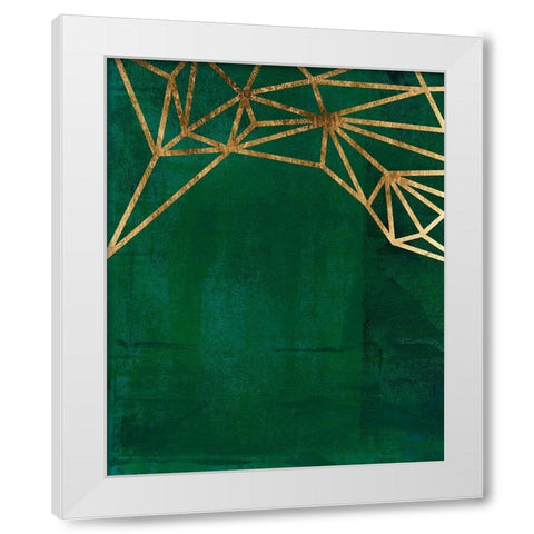 Jungle Web II White Modern Wood Framed Art Print by Green, Jacob