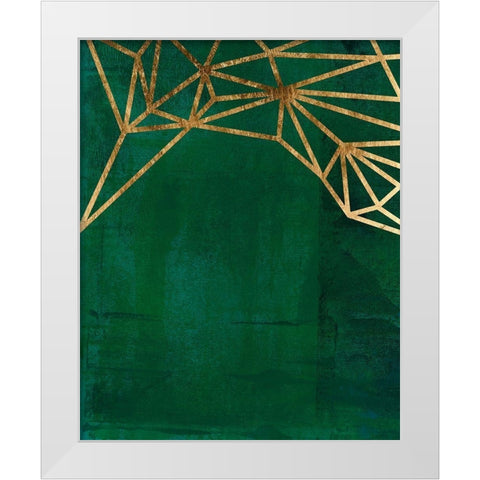 Jungle Web II White Modern Wood Framed Art Print by Green, Jacob