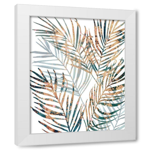 Summer Gaze I White Modern Wood Framed Art Print by Wang, Melissa