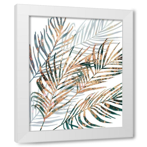 Summer Gaze II White Modern Wood Framed Art Print by Wang, Melissa