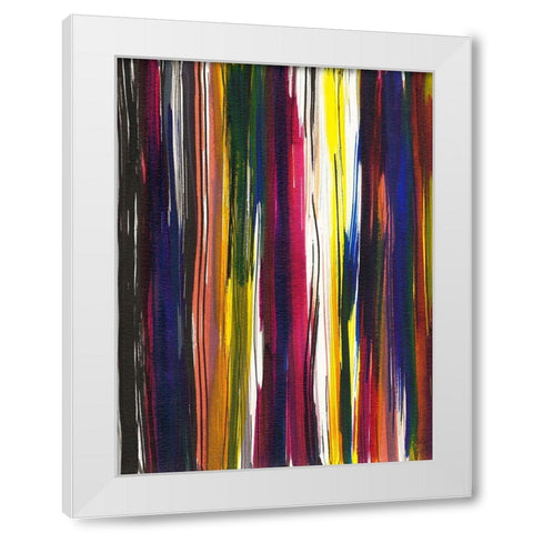 Painterly I White Modern Wood Framed Art Print by Fuchs, Jodi