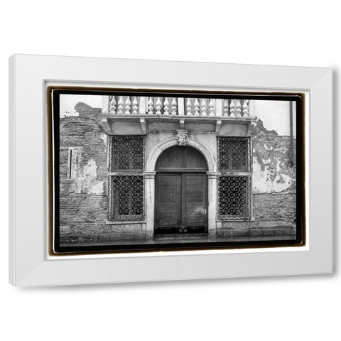 Venice Facade I White Modern Wood Framed Art Print by DeNardo, Laura