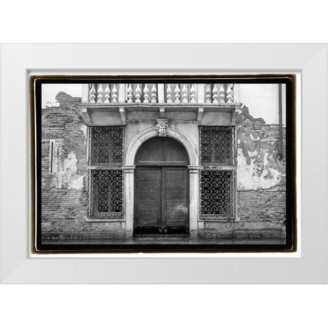 Venice Facade I White Modern Wood Framed Art Print by DeNardo, Laura