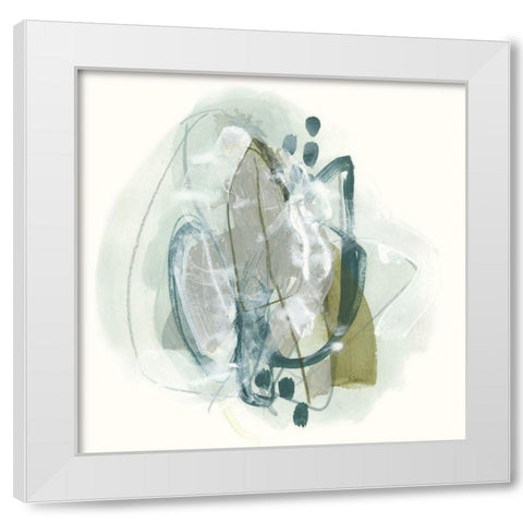 Omnipollos Flora I White Modern Wood Framed Art Print by Vess, June Erica