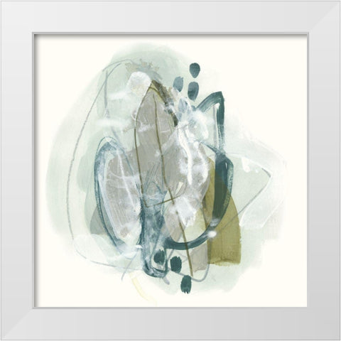 Omnipollos Flora I White Modern Wood Framed Art Print by Vess, June Erica